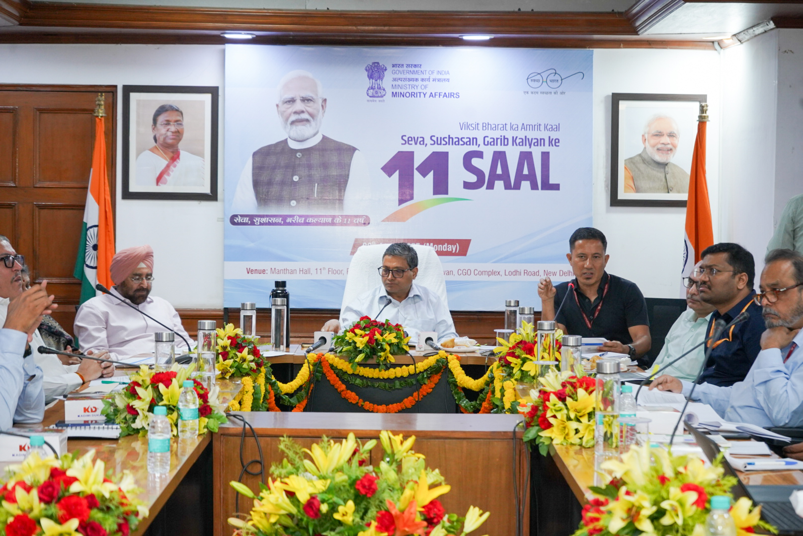 MoMA celebrated 11 years of Seva, Good Governance & Welfare, chaired by Secretary Dr. Chandra Shekhar Kumar with senior officials on 9th June, 2025
